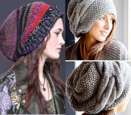 Fuste de moda femei de iarnă 2017-2018 fotografie, frumoase femei tricotate și blănuri pălării