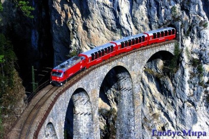 Montreux látnivalók, érdekes helyek, fényképek, vonat arany át