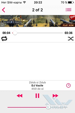 Playere muzicale pentru iPhone - alegeți cele mai bune