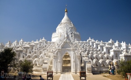 Myanmar, Minghong pagoda sinbume-paya - pagoda albă pentru o memorie luminată