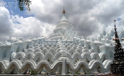 Myanmar, Minghong pagoda sinbume-paya - pagoda albă pentru o memorie luminată