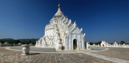 Myanmar, Minghong pagoda sinbume-paya - pagoda albă pentru o memorie luminată