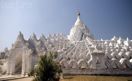 Myanmar, Minghong pagoda sinbume-paya - pagoda albă pentru o memorie luminată