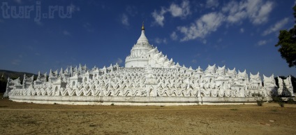 Myanmar, Minghong pagoda sinbume-paya - pagoda albă pentru o memorie luminată