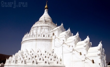 Myanmar, Minghong pagoda sinbume-paya - pagoda albă pentru o memorie luminată