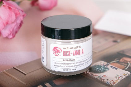 Natural deodorant schmidt - s rose și vanilă отзывы и фото