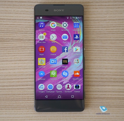 Revizuirea smartphone-ului Sony xperia xa (f3112)