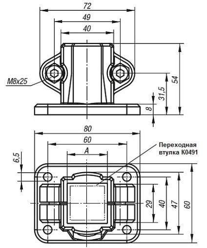 Alimentator industrial alternativ Ooo - cleme de sprijin pentru țevi pătrate