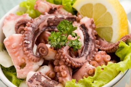Rețetă Octopus cu fotografie, gătit pas cu pas