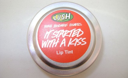Balsam de buze colorat - primul sărut - de la lux - recenzii, fotografii și preț
