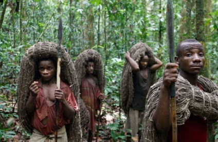 Pygmies - törpe törzs, Afrika