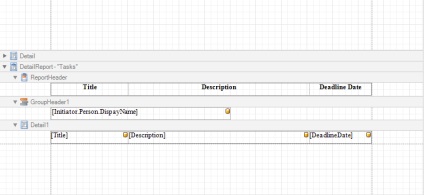 Jelentéssablon készítése (a beágyazott parancs hozzáadása) Jelentési sablon készítése