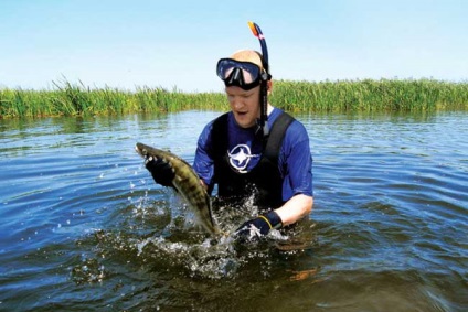 Vízalatti vadászat a Volga-delta három fő előnye