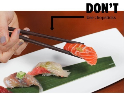 Szabályok a sushi és a tekercsek használatára (14 fotó) - a háromság