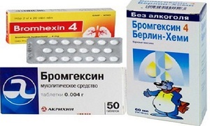 La ce tuse se aplică compoziția de bromgeksin a medicamentului, indicații și instrucțiuni de utilizare pentru