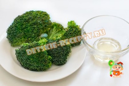 Puree broccoli pentru copii într-un magazin multi-pereche - o rețetă cu o fotografie, rețete pentru copii, mâncăruri