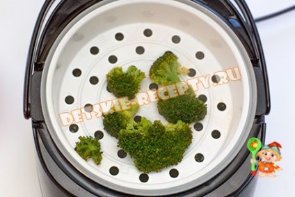 Puree broccoli pentru copii într-un magazin multi-pereche - o rețetă cu o fotografie, rețete pentru copii, mâncăruri