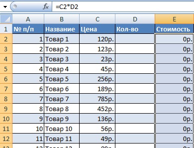 Az excelben dolgozik a fejlett felhasználók számára