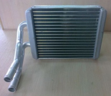 Hűtőborda radiátor melegen melegen