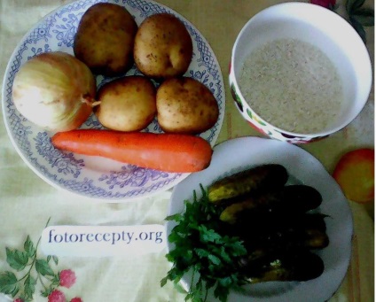 Rassolnik cu rețetă clasică de orez și castraveți - rețete pas cu pas pentru feluri de mâncare cu fotografii în casă