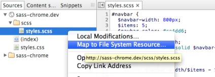 Editarea preprocesorului css în Google Chrome