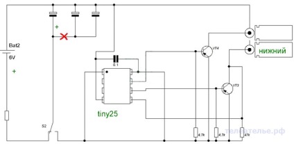 Repararea protectorului pistolului mr-461, diagrame de circuit de bază