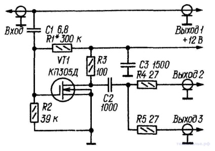 Repararea protectorului pistolului mr-461, diagrame de circuit de bază