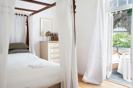Atmosfera romantică a dormitorului, designul interior, decorul prin propriile mâini