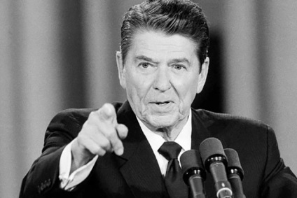 Ronald Reagan - biografie, viața personală a celui de-al 40-lea Președinte al Statelor Unite, politica externă și internă, fotografie