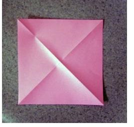 Rose origami az összeszerelési sémákban és a fotó mester osztályban