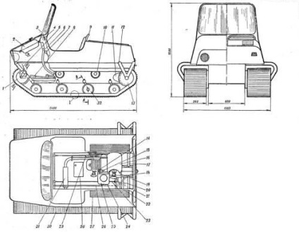 Mecanisme de uz casnic pentru motoblock - un excavator (cartof-digger) pentru motoblock cu propriile mâini