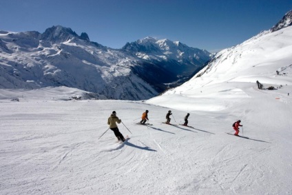 Chamonix, Franciaország nyomvonalak és síliftok, szállodák, árak és értékelések a chamonix