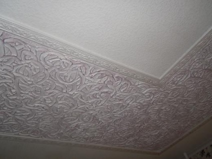 Tencuiala tavanului cu propriile mâini, iar tencuiala decorativă este un lucru ușor de făcut