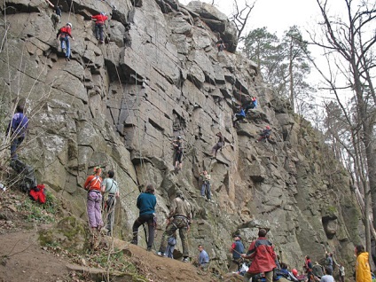 Rock alpinism în Ucraina mergem în căutarea de rute interesante