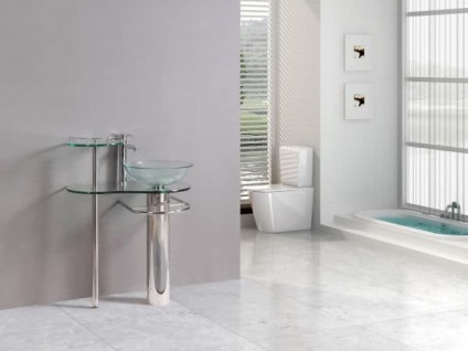 A modern fürdőszoba az ötletek a funkciók elkülönített és funkcionális berendezések