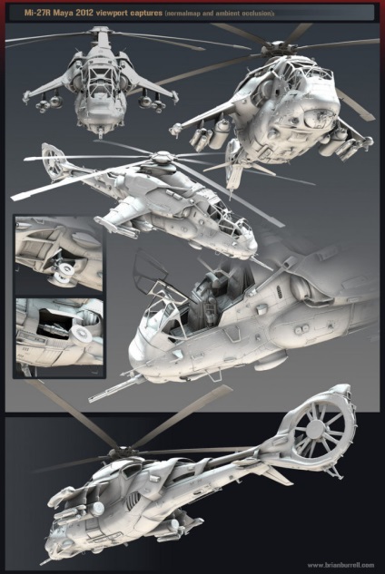 Crearea unui elicopter militar futurist MI-27r