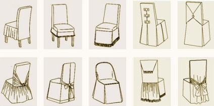 Coaseți capacele pe fotoliu cu propriile modele de mâini - capace detașabile pe scaune, opțiuni folosite și