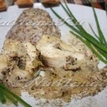 Carne de porc coaptă în miere-muștar de muștar
