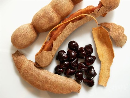 Tamarind (tamarind) - fructe exotice din Thailanda