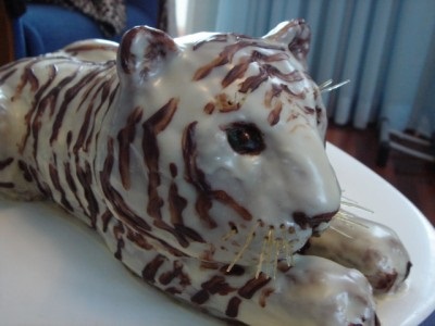 Torta formájában egy tigris - a vendégek a házban - 1000 módon szórakoztatja a vendégeket!