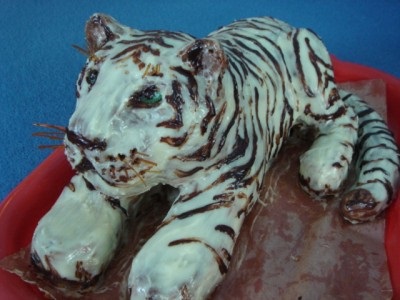 Torta formájában egy tigris - a vendégek a házban - 1000 módon szórakoztatja a vendégeket!