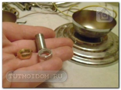 Tutmoydom - atelier pentru bărbați - sfeșnici de la un candelabru spart