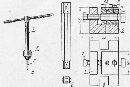 Înlăturarea știfturilor și șuruburilor deteriorate - instrument non-standard