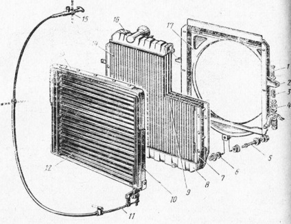 Dispozitivul și funcționarea sistemului de răcire a motorului pentru vehiculele Kamae-5320 și KAMAZ-4310