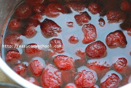 Strawberry jam 5 minute, retete usoare