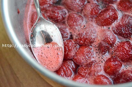 Strawberry jam 5 minute, retete usoare