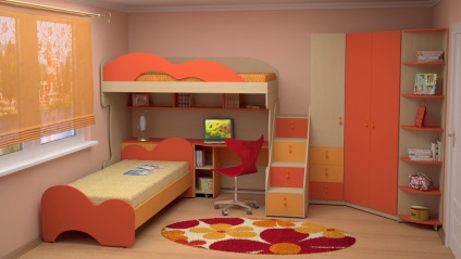Alegerea mobilierului pentru copii pentru doi copii care pat este mai bun