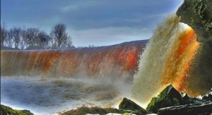 Cascada yagal pe hartă