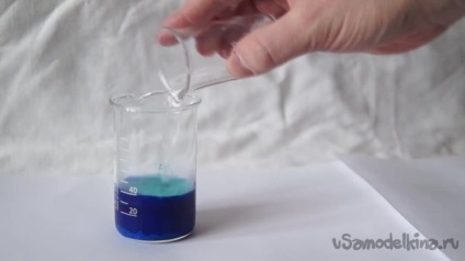 Experienta chimica - obtinerea de mătase artificială