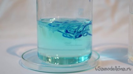 Experienta chimica - obtinerea de mătase artificială
